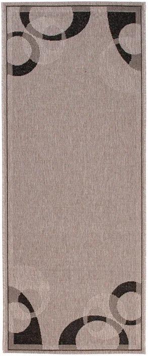 Kusový koberec Candino šedý 2 atyp, Velikosti 80x200cm