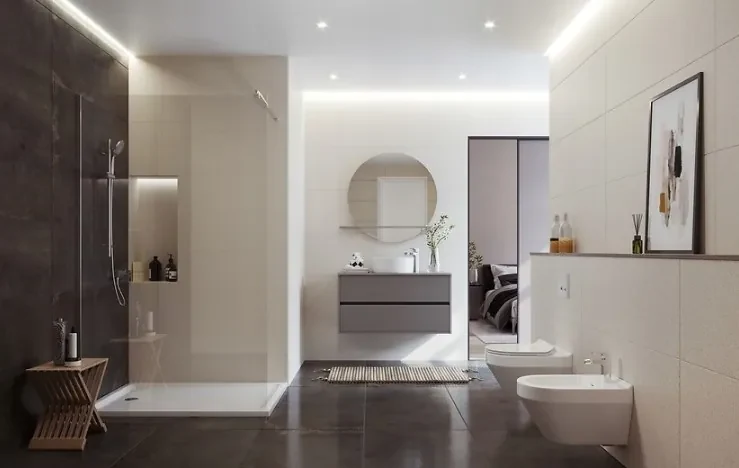 Cersanit Mille, sprchová zástena typu Walk-In 90x200 cm, 8mm číre sklo, chrómový profil, SS161-006