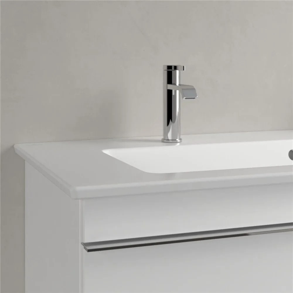 VILLEROY &amp; BOCH Venticello umývadlo na skrinku s dvomi otvormi, s prepadom, 1200 x 500 mm, Stone White, s povrchom CeramicPlus, 4104CKRW