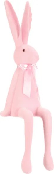 Veľkonočná dekorácia zajac VEK210 PINK-LT