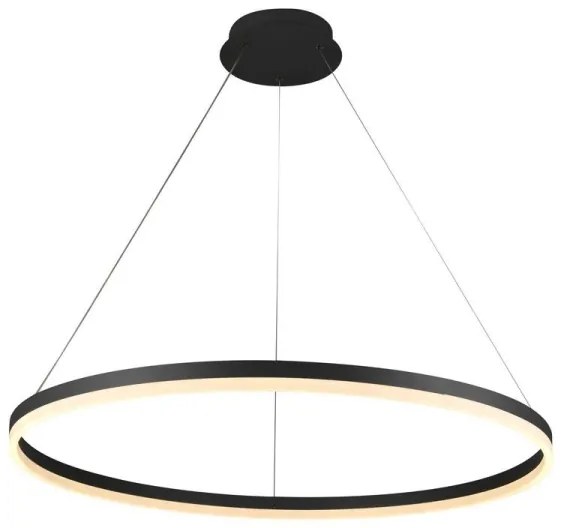 LED Stmievateľný luster na lanku LED/55W/230V 3000-6500K + diaľkové ovládanie