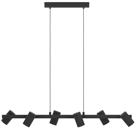 Eglo 99464 - Luster na lanku GATUELA 6xE14/25W/230V