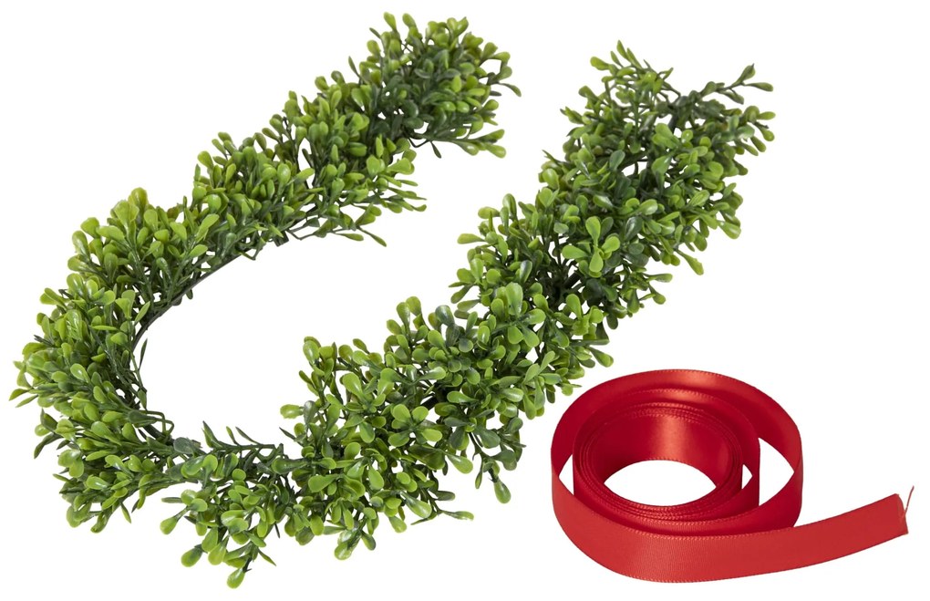 STAR TRADING Dekoratívna girlanda so stuhou Lingon 70 cm