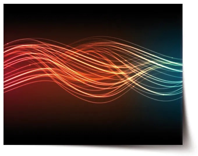 Sablio Plagát Abstrakcia strip - 90x60 cm