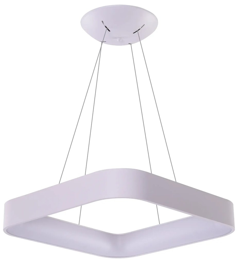 Moderný luster Solvent S 110 biele s diaľkovým ovládačom