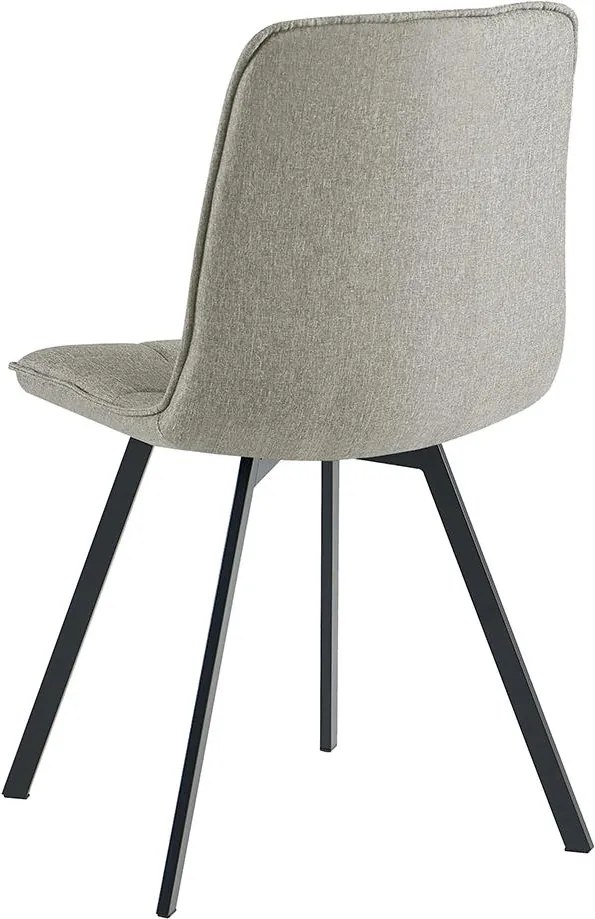 Jedálenský set 6x stolička + stôl Catini LANDON béžová/sivá