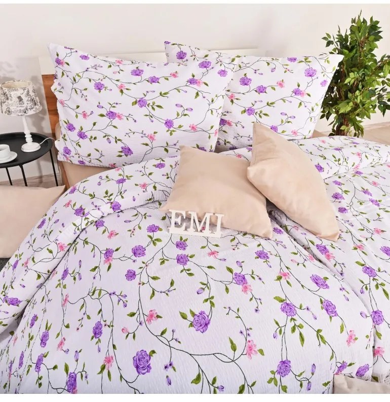 Obliečky krepové Danna EMI, Štandardný set jednolôžko obsahuje 1x 140x200 + 1x 70x90