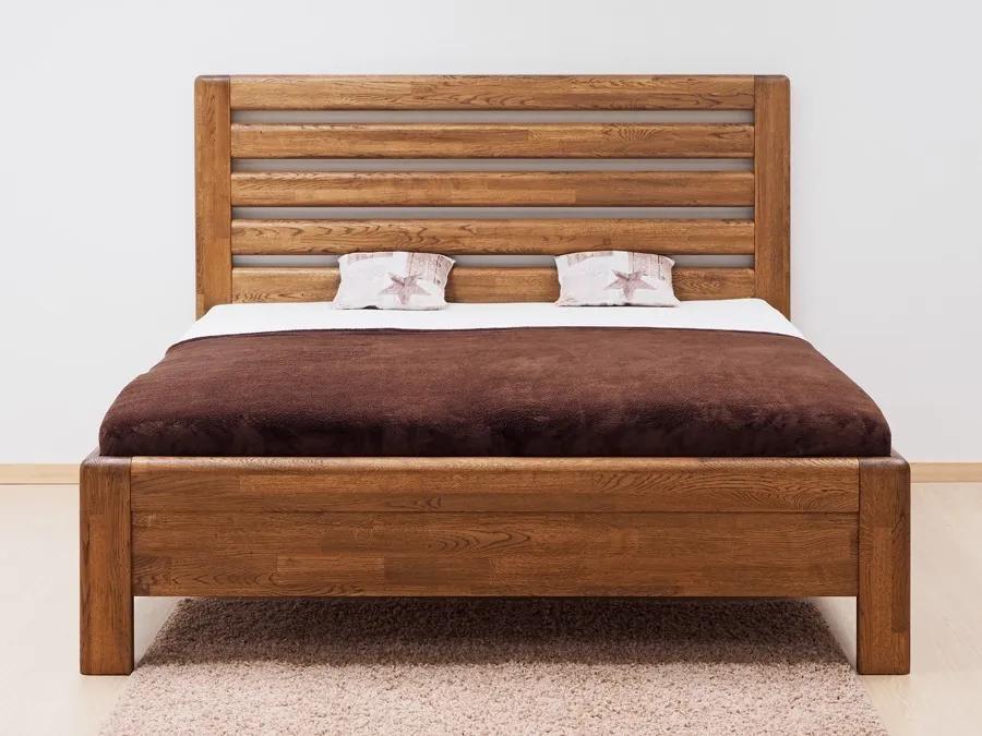 BMB ADRIANA LUX - masívna buková posteľ 160 x 220 cm, buk masív