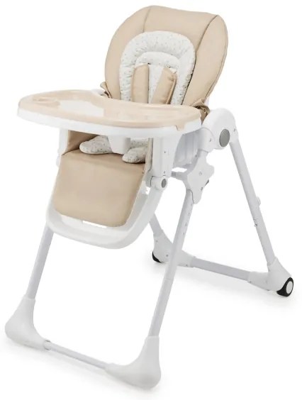 KINDERKRAFT - Detská jedálenská stolička TUMMIE béžová