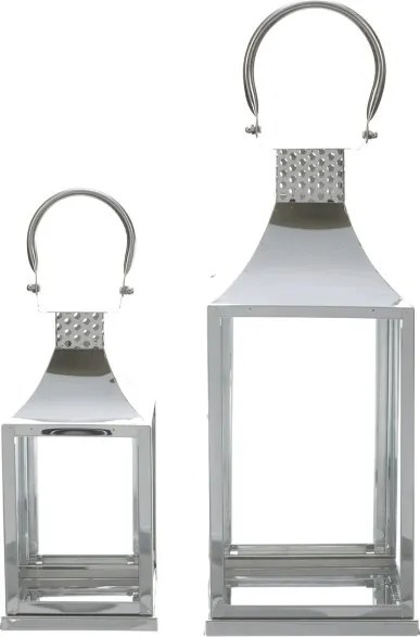 Set dvoch lampášov strieborný LUC313 (2 ks)