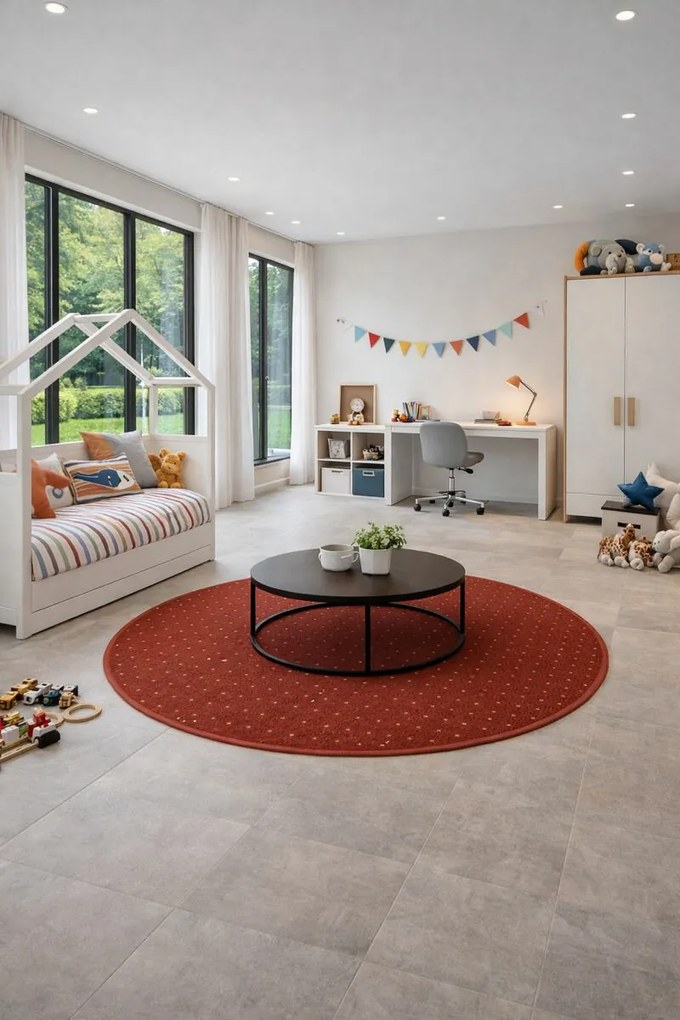 Kusový koberec Udinese terra kruh, 67x67 (priemer) kruh, oranžová, chodba / predsieň, Condor Carpets