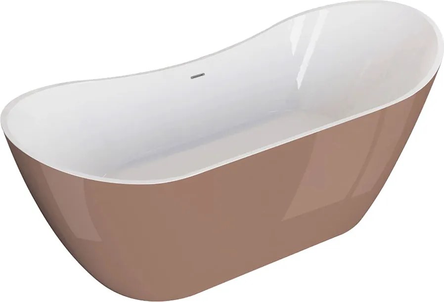 Polimat Akrylátová voľne stojaca vaňa Abi 180x80 POLIMAT-Rozmery: 180x80, POLIMAT-Farba vane: Biela / biela mat