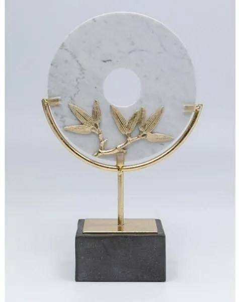 Circle Bamboo dekorácia čierno-biela 36 cm