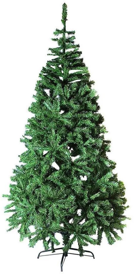 Umelý vianočný stromček nórsky, s kovovým stojanom, v 4 veľkostiach- 210 cm