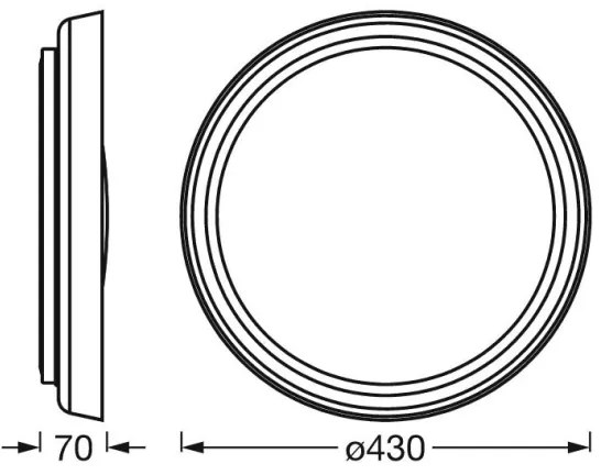 Ledvance -LED Stmievateľné svietidlo SUN@HOME LED/26W/230V 2200-5000K CRI 95 Wi-Fi