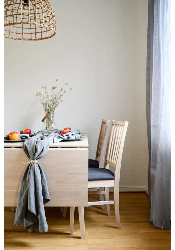 Matne lakovaný sklápací dubový jedálenský stôl Rowico Mimi, 120 x 80 cm