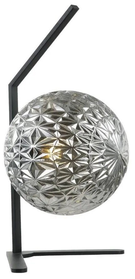 Klausen 108002 - Stolná lampa JUNO 1xE27/7W/230V šedá/čierna