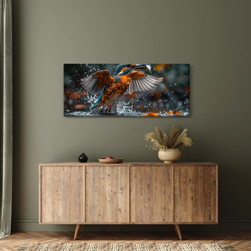 Obraz - Včelojedi (120x50 cm)