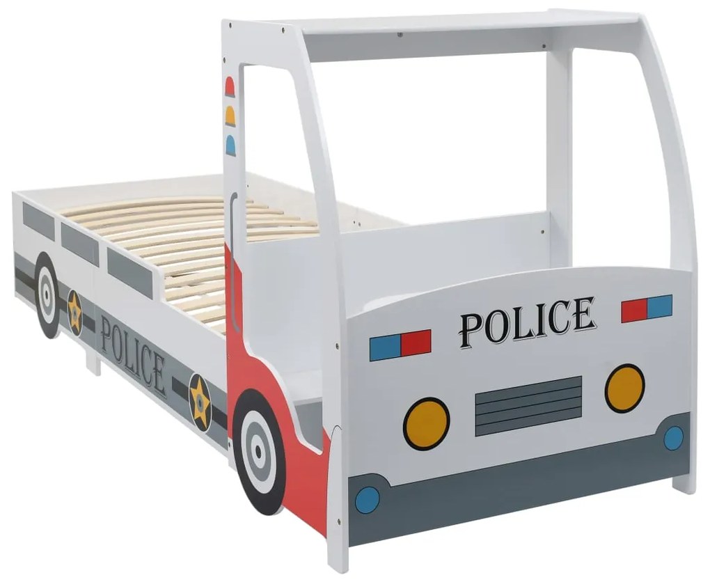 Detská posteľ policajné auto so stolom 90x200 cm