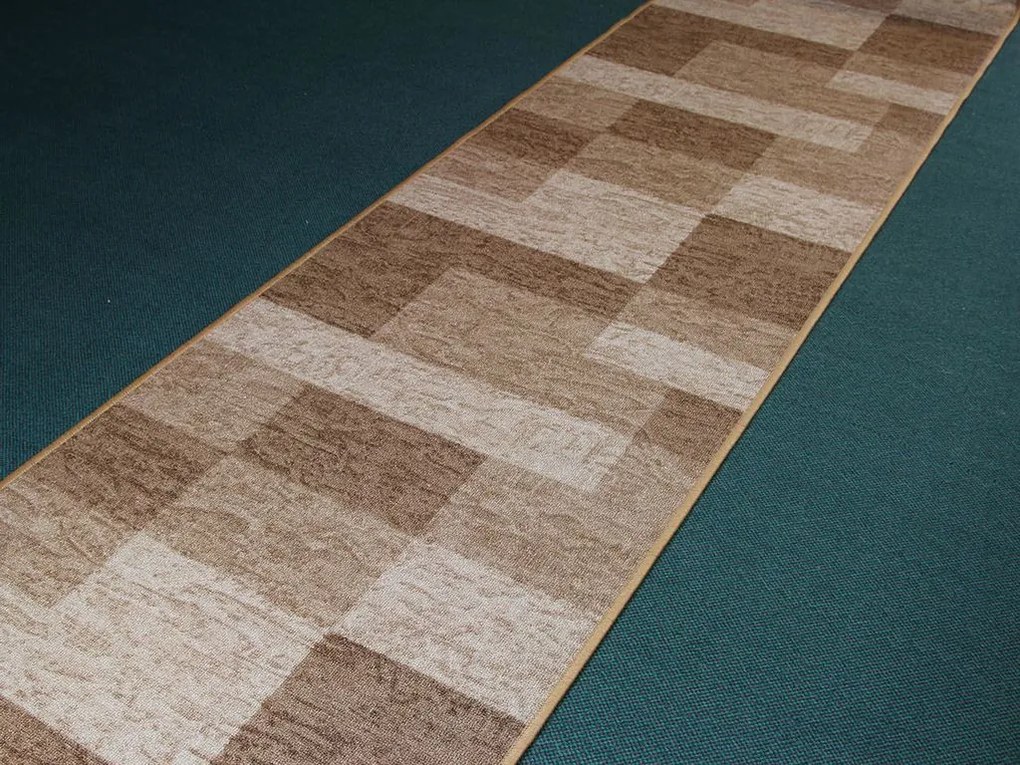 Associated Weavers, Protišmykový behúň na mieru Icona 33, šíre 80 cm, béžová, chodba / predsieň