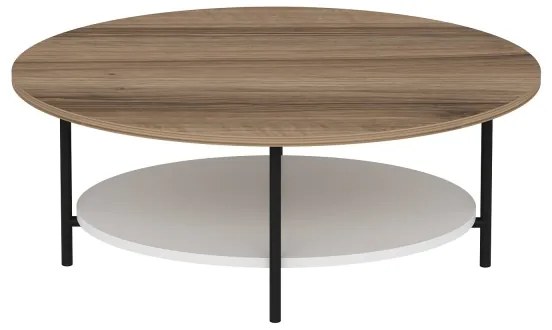 Konferenčný stolík ELIS 36x90 cm dub/biela