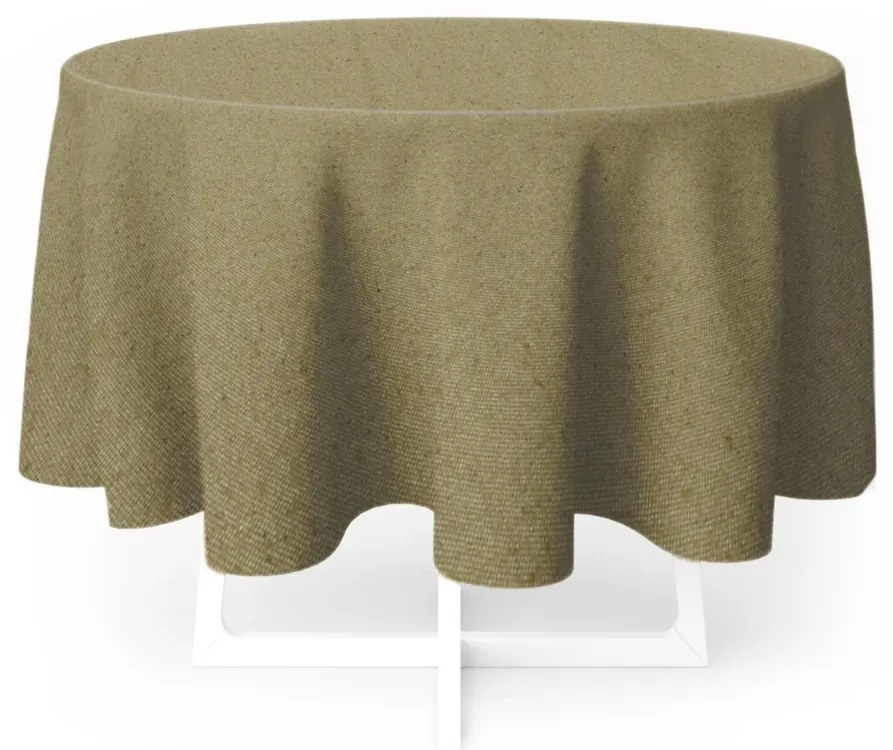 Bavlnený obrus Table khaki, pr. 150 cm