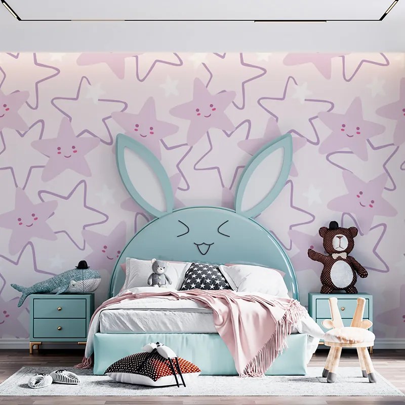 Sablio Tapeta Veselé hviezdy - 208x125 cm