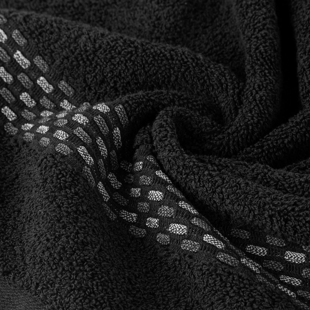 FROTÉ UTERÁK RIVA 70X140 CM ČIERNA