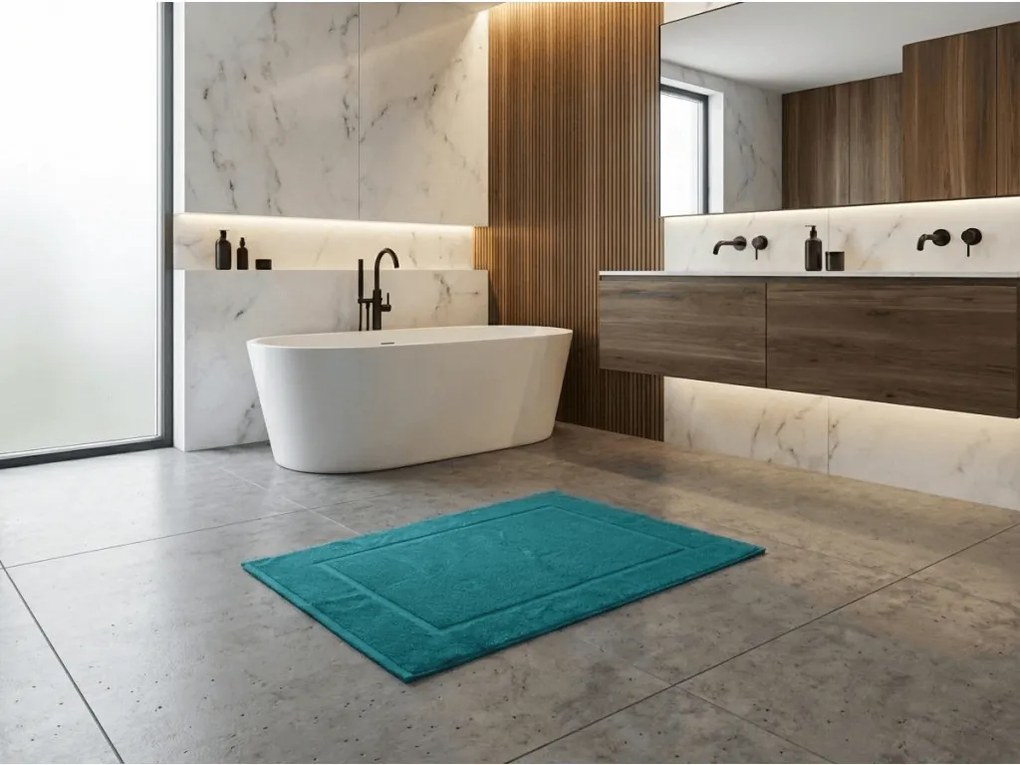 Hotelová predložka tyrkysová 750 g/m2