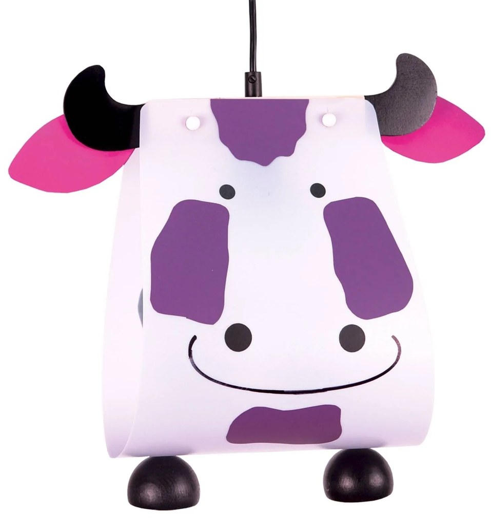 Závesná lampa Krava do detskej izby