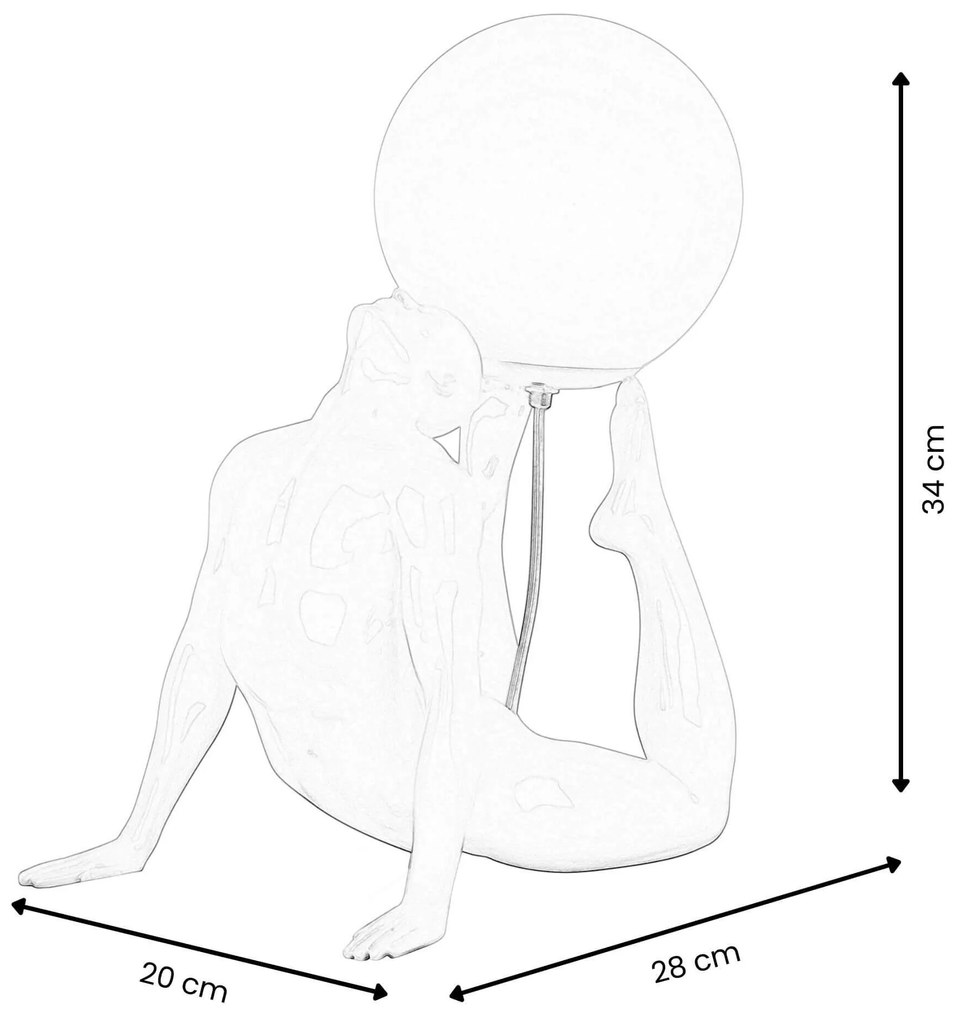 Italy design stolná lampa AMBÍCIA