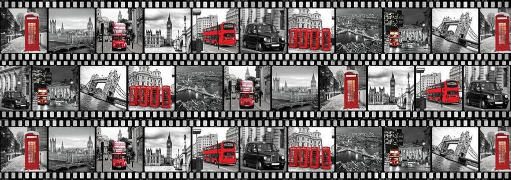 Fototapeta - Filmový pás - Londýn (152,5x104 cm)