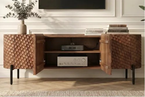 TV-skrinka 47585 Adlon 200cm Drevo Mango Hnedé  - Komfort-nábytok