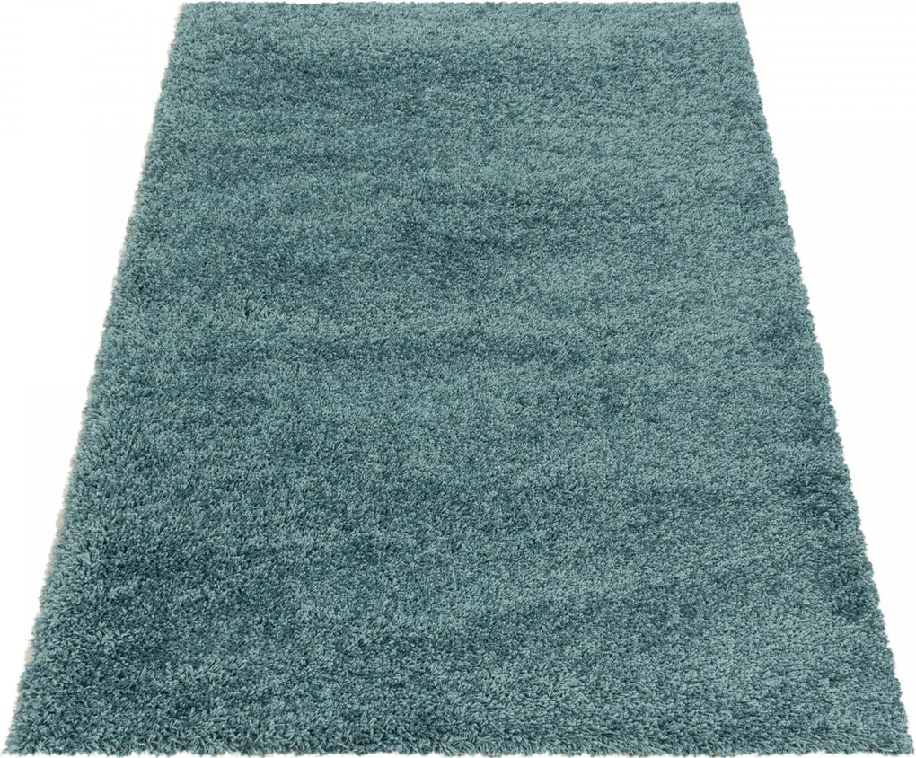 AKCIA: 200x290 cm Kusový koberec Sydney Shaggy 3000 aqua, modrá, obývacia izba, Ayyildiz