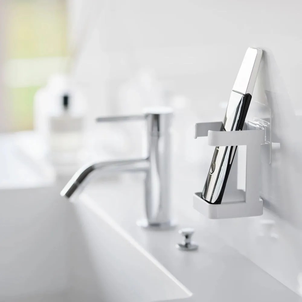 Biely kovový držiak zariadenia starostlivosti o pleť Film Hook – YAMAZAKI