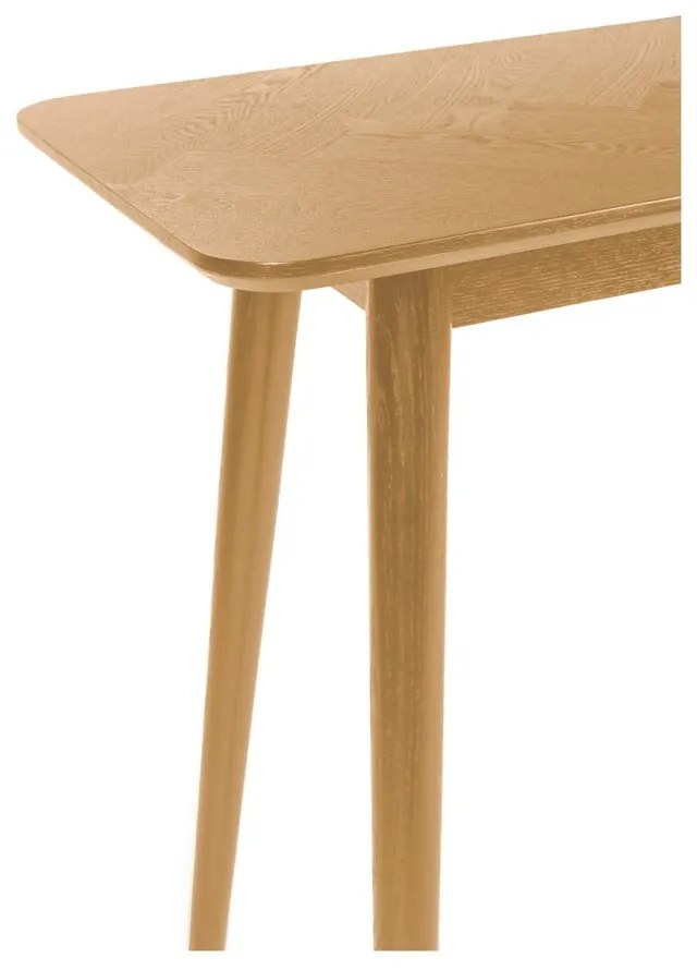 Konzolový stolík s doskou v dubovom dekore v prírodnej farbe 40x120 cm Fabio – White Label