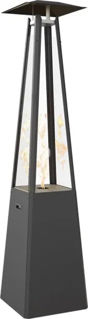 Plynový ohrievač Umbrella 12 kW Čierny, terasový