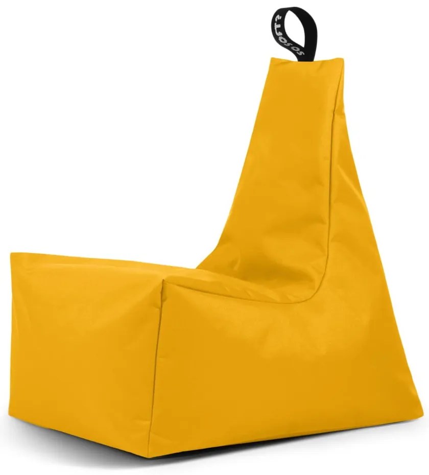Žltý sedací vak Icy XL – So Soft?