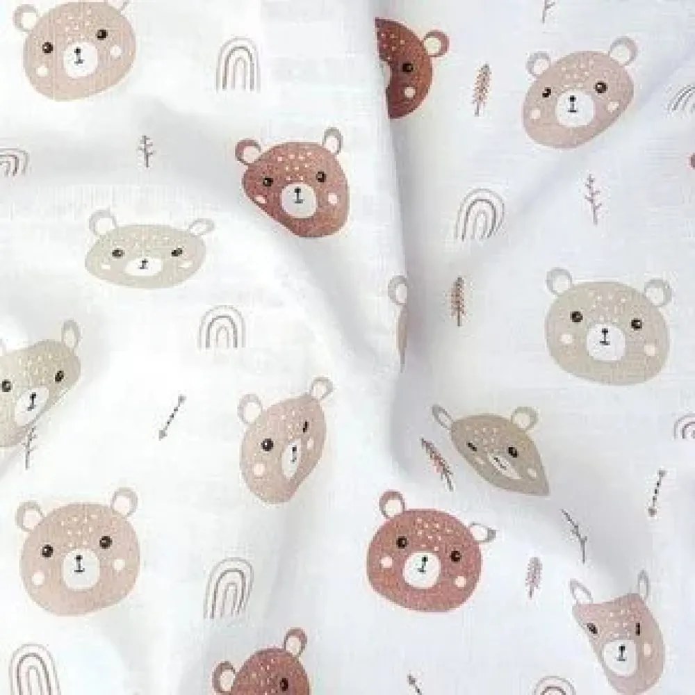 Polášek Látkové plienky 5 kusov: Medvedík a šípy