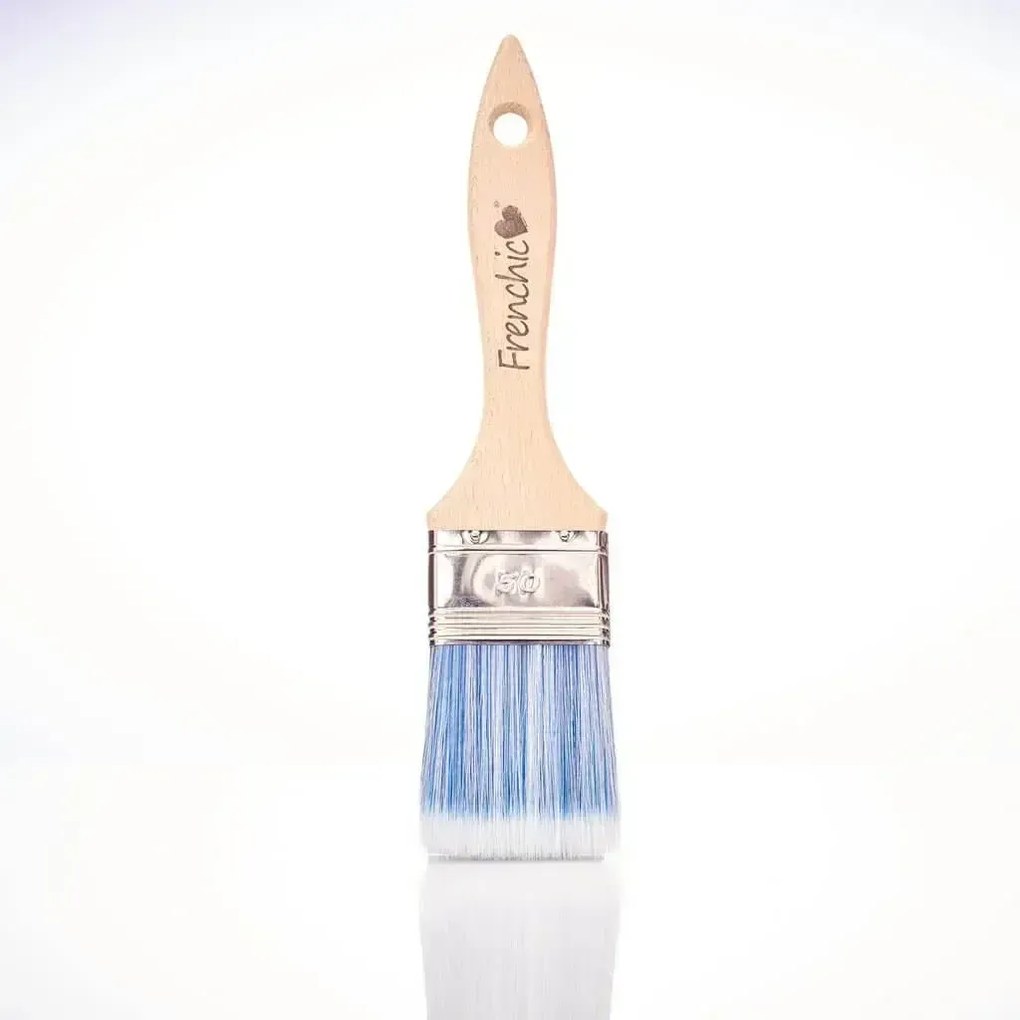 Veľký plochý štetec na drevo Frenchic Flat Brush 50 mm na natieranie dreva a nábytku