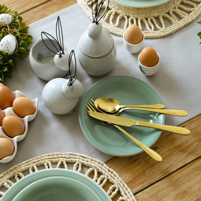 Súprava príborov ABELE ALL zlatá 16 ks 951910