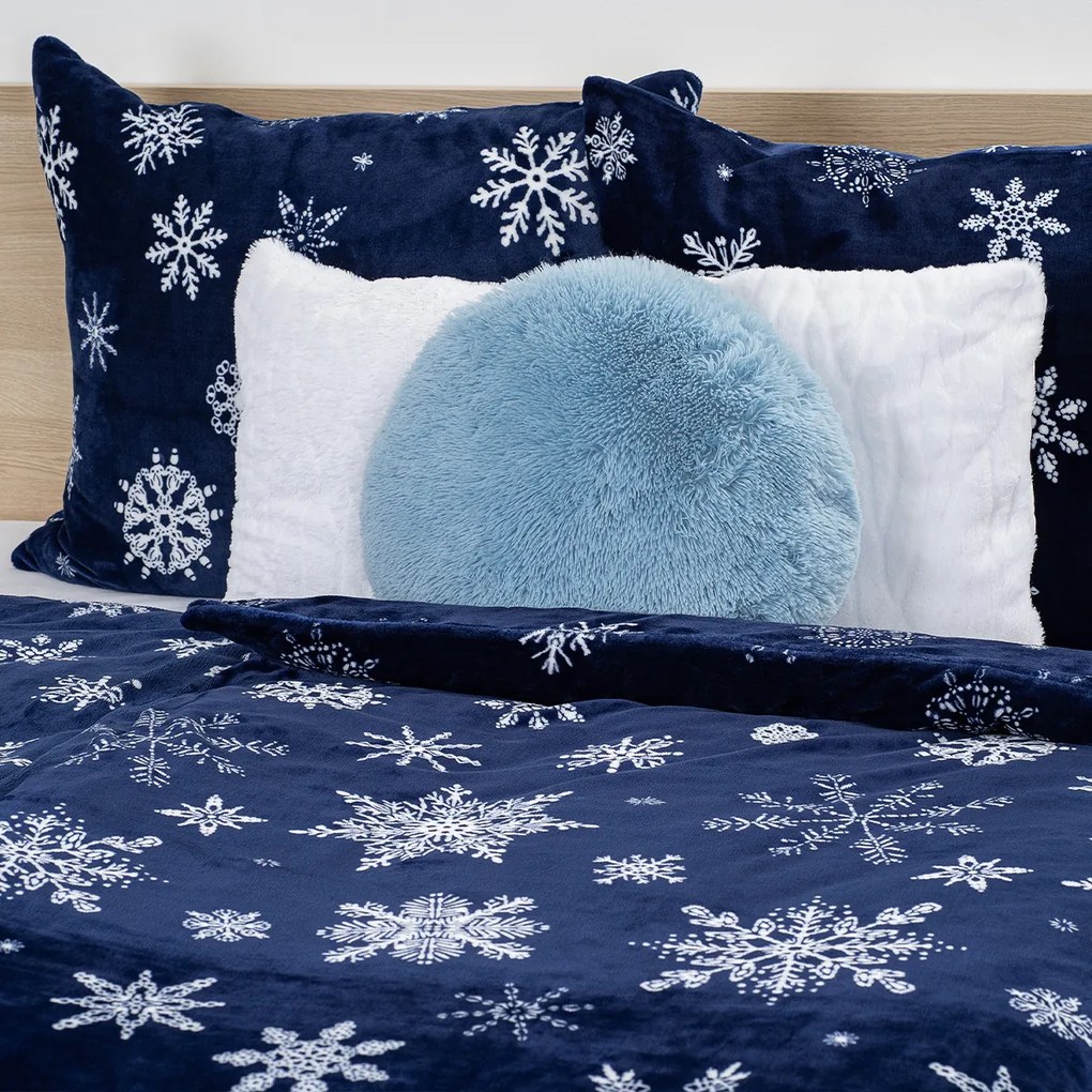 4Home Obliečky mikroflanel Midnight Snowfall, 160 x 200 cm, 70 x 80 cm