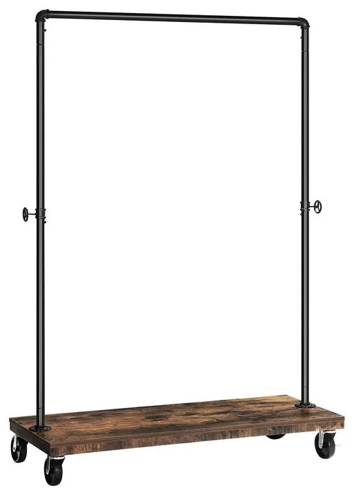 VASAGLE Vešiakový stojan na kolieskach SONGMICS HSR65BX