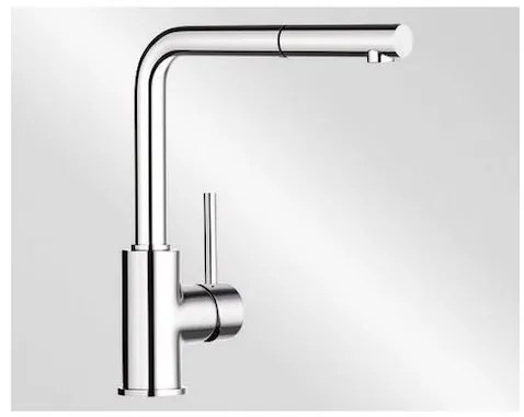 Drezová batéria Blanco MILA - S s vyťahovacou sprškou chróm 519810, 1 ks