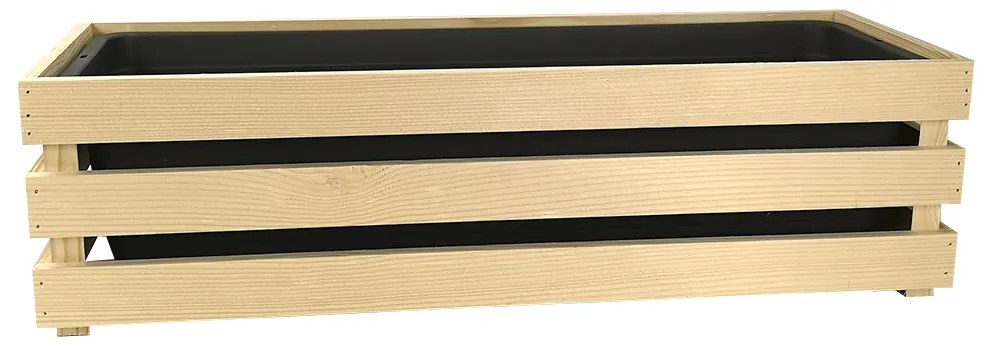AMADEA Drevený obal na kvetináč, 62x21,5x17cm Český výrobok