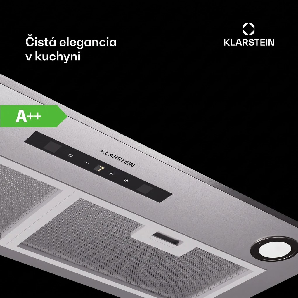 Klarstein Paolo 72 vstavaný Digestor 72 cm 520 m³/h LED Touch A++