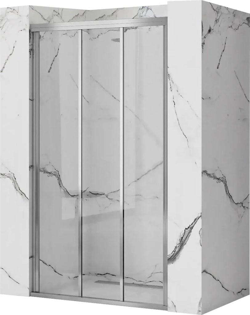 Rea - ALEX posuvné sprchové dvere - chróm, 80 x 190 cm, REA-K0287