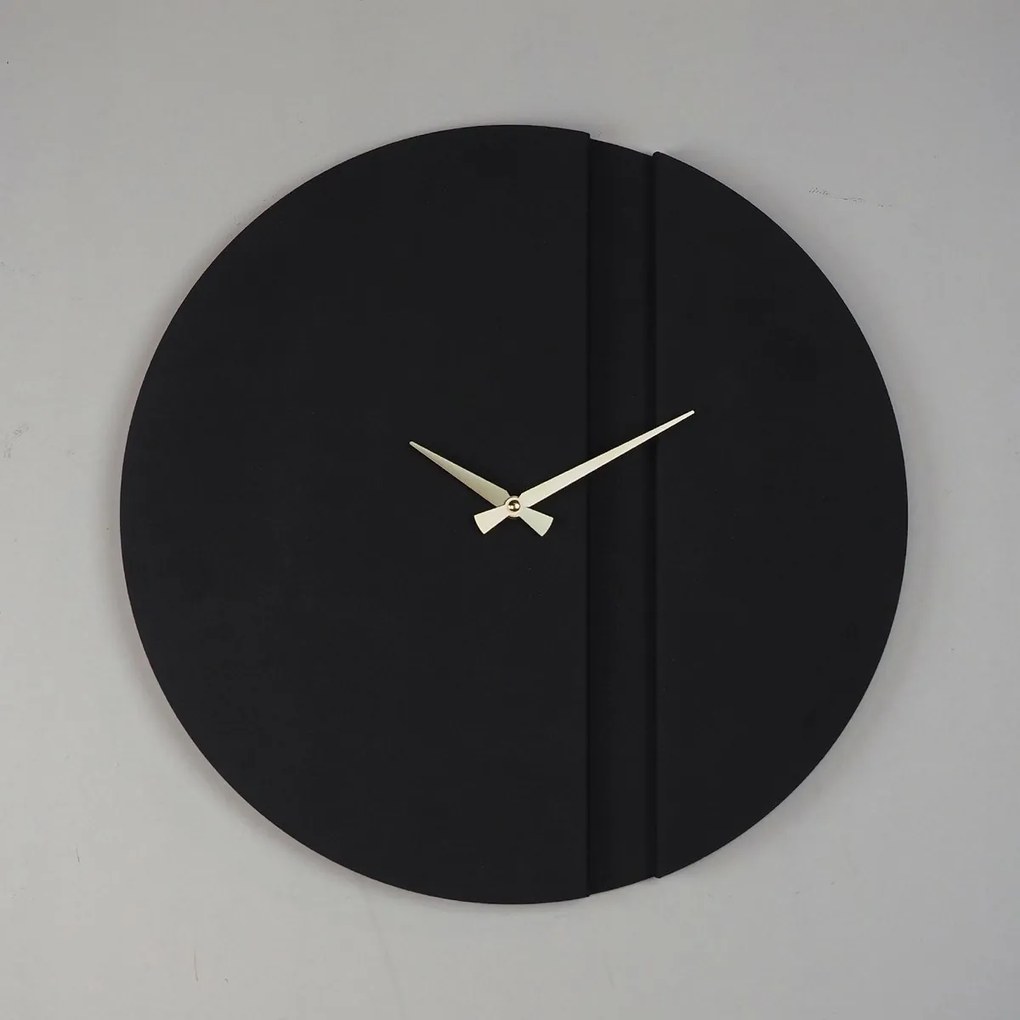 Nástenné hodiny Block APS096, Black, 46 x 46 cm