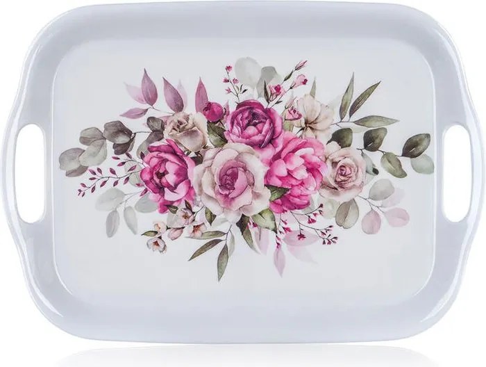 Sada melamínových tácok ROSES 36 x 25,5 cm 2 ks