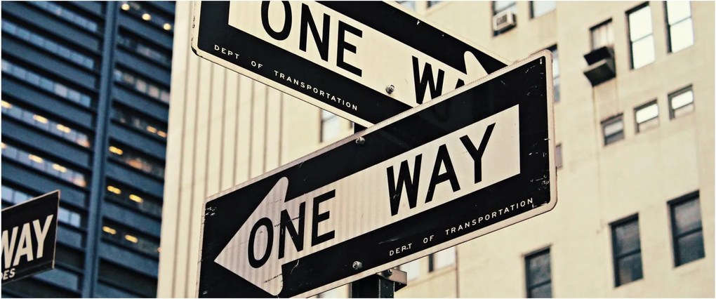 Obraz - New York ONE WAY (120x50 cm)
